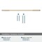 Amerock Angle 6-5/16 inch (160mm) Center-to-Center Champagne Bronze Cabinet Pull, 10PK 10VMP37304CZ - alternate 4