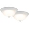 Boston Harbor Flush Mount Ceiling Fixture, 120 V, 15 W, 2-Lamp, LED Lamp, 1100 Lumens, White Fixture 4200-LED- WH - alternate 1