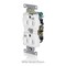Leviton PlugsandRcptcls, 15A, 125VAC, Wht, Nylon, PK1 WBR15-W - alternate 3