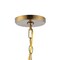 Jonathan Y Bee 13.5" 3-Light Modern Bohemian Iron/Glass LED Pendant, Brass Gold/Clear JYL9925A - alternate 9