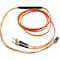 Tripp Lite Fiber Optic Cable, Conditioning, ST/LC, 2m N422-02M - alternate 1