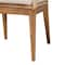 Bali & Pari Storsel Modern Bohemian Natural Rattan and Teak Wood Dining Armchair 232-13251-ZORO - alternate 10