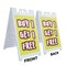 Signmission Buy Get Free, A-Frame & 2 Decals Installed, Heavy-Duty Plastic Frame SBHD-D-2436-Buy 1 Get 1 Free - alternate 5