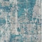 Homeroots 10' X 14' Teal Blue Gray And Ivory Abstract Washable Indoor Outdoor Area Rug 598003 - alternate 9
