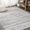 Jonathan Y Loom Modern Strie' Gray/Black 5 ft. x 8 ft. Area Rug SOR200A-5 - alternate 7