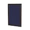 Ghent 1 Door Enclosed Fabric Bulletin Board, Bronze Aluminum Frame, 3'H x 2'W, Blue PB13624F-93 - alternate 1