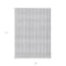 Homeroots 9' X 12' Pewter And Silver Geometric Washable Indoor Outdoor Area Rug 577089 - alternate 9