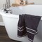Lavish Home 6PC Bathroom Towels Set 100% Cotton Bathroom Accessories Soft Towel Set for Shower, Gym, Dorm, Spa 67-0023-CH - alternate 6