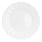 Hometrends Ultra Durable 12 Piece Fine Ceramic Embossed Dinnerware Set in White 96949.12 - alternate 7
