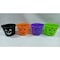 Santas Forest Candy Bucket Decor, 8.7 in H, Plastic, Assorted, Indoor, Outdoor 66002 - alternate 1
