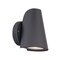 Homeroots Matte Black LED Conical Wall Sconce 398823 - alternate 1