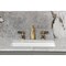 Kingston Brass Widespread Bathroom Faucet with Knurled Handle and Brass Pop-Up, Antique Brass KS2963KNL - alternate 4