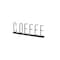 Homeroots 5" Black Metal Coffee Tabletop Sign 392499 - alternate 7