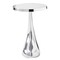 Homeroots 21" Silver Aluminum Round Abstract End Table 354658 - alternate 4