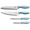 Spice By Tia Mowry Savory Saffron 10 Piece Knife and Cutting Board Cutlery Set in Blue and Pink 96228.10RR - alternate 8