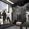 Apollo Tile Arte 1.97 in. x 7.87 in. Glossy Black Ceramic Subway Wall and Floor Tile 5.38 sq. ft./case, 50PK RID88BLKGLA - alternate 9
