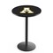 Holland Bar Stool Co 36" Blk Wrinkle Appalachian State Pub Table, 36" dia. Top L214B3636AppStU - alternate 1