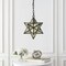 Jonathan Y Stella 12" Moravian Star Metal/Clear Glass LED Pendant, Oil Rubbed Bronze/Mercury Glass JYL9072A - alternate 10