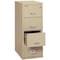 Fireking 15-1/4" W 4 Drawer Fire-Resistant Vertical File Cabinet, Parchment, Legal 4-2131-CPA - alternate 3