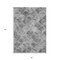 Homeroots 5' X 8' Gray Charcoal And Ivory Abstract Washable Indoor Outdoor Area Rug 577668 - alternate 9