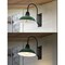 Jonathan Y Stanley 12.25" 1-Light Farmhouse Industrial Iron LED Gooseneck Arm Outdoor Sconce, Green JYL7614F - alternate 9