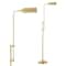 Jonathan Y Zinnia 63" Industrial Minimalist Height-Adjustable Iron Pharmacy LED Floor Lamp, Brass Gold JYL3095A - alternate 7