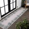 Jonathan Y Isla Coastal Cottage Palm Frond Border Blue/Cream 2 ft. x 8 ft. Indoor/Outdoor Runner Rug TSN207C-28 - alternate 1
