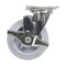 Vestil Thermoplastic Rubber Swivel With Brake Caster 6 In. Diameter x 2 In. Width 600 lb Gray CST-E-SS-6X2TPR-SWB - alternate 3