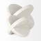 Homeroots Petite White Marble Circular Sculpture 392552 - alternate 9