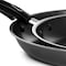 Gibson Everyday Highberry 2 Piece 12in and 10in Frying Pan Set in Metallic Grey 127787.02 - alternate 7