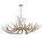 Jonathan Y Eldora 49" 10-Light Rustic Farmhouse Adjustable Resin Antler LED Chandelier, Beige JYL6320B - alternate 1