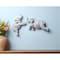 Homeroots Set of Two Maynard I Gray Elephant Resin Hanging Dimensional Sculpture, 2PK 608653 - alternate 4