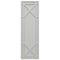 Ekena Millwork True Fit PVC Bungalow Fixed Mount Shutters, Hailstorm Gray, 12W x 28H, PR TFP001BG12X028ST - alternate 13