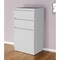 Homeroots 23" White Two Drawer Standard Chest 544051 - alternate 1