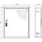 Siemens ALPHA 160 DIN flush-mounted board SK2 h=650 w=550 d=120 8GK1031-2KK20 - alternate 3