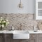 Apollo Tile Beige 12x12 Crema Marfil Emperador Dark Marble Floor and Wall Mosaic Tile 4.83 sqft/case, 5PK APLKB88P30A - alternate 14