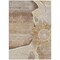 Homeroots 8' X 10' Brown Beige And Taupe Floral Washable Indoor Outdoor Area Rug 582239 - alternate 8