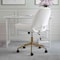 Martha Stewart Tyla Upholstered Office Chair in White/Polished Brass CH-220921-5-WH-GLD-MS - alternate 9