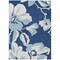 Homeroots 9' X 12' Navy Blue Denim Blue And Ivory Floral Washable Indoor Outdoor Area Rug 589558 - alternate 7