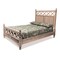 Homeroots Natural Carved Geometric Solid Wood Queen Bed Frame 571391 - alternate 9
