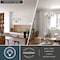 Vaxcel Elmwood Park 5-Light Chandelier, Matte Black, Clear Glass, 22.75-In. Wide H0334 - alternate 9