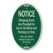 Signmission Notice - Shopping Carts Are Provided For Use , 12 In X 18 In Architectural, Heavy Gauge Aluminum A-OV-G-1218-9943 - alternate 1