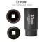 Neiko 0.5 in Drive 12-Point CrMo Steel Deep Impact Socket, 33 mm Size 02524A - alternate 3