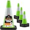 Xpose Safety Traffic Safety Cone, 18 in, Premium PVC, 6 in Reflective Collar, Lime Green, 12 pk LTC18-6-12-X-S - alternate 1