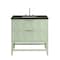 James Martin Vanities Emmeline 36" Single Vanity, Pistachio, w/ 3 CM Phantome Eclos Top D100-V36-PST-3PHT - alternate 1