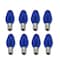 Ilc Replacement Incandescent Bulb, 7W, 120V, C7, Candelabra (E12), 10PK BULBRITE 7C7B - alternate 1