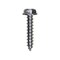 Auveco 10 x 1in Slotted Hex Washer Head Tapping Screw Zinc, 100PK 3385 - alternate 1
