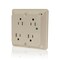 Leviton PlugsandRcptcls, 15A, 125VAC, Ivory, Nylon 5480-I - alternate 7