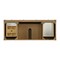 James Martin Vanities Breckenridge 60" Sgl Vanity, Light Natural Oak, w/3 CM Siberian Silestone Top w/FreePower WirelessCha 330-V60S-LNO-FSFR - alternate 8