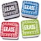 Ashley Productions Non-Magnetic Mini Whiteboard Erasers, Chalk Loop, 10 Per Pack, PK3 78002 - alternate 1